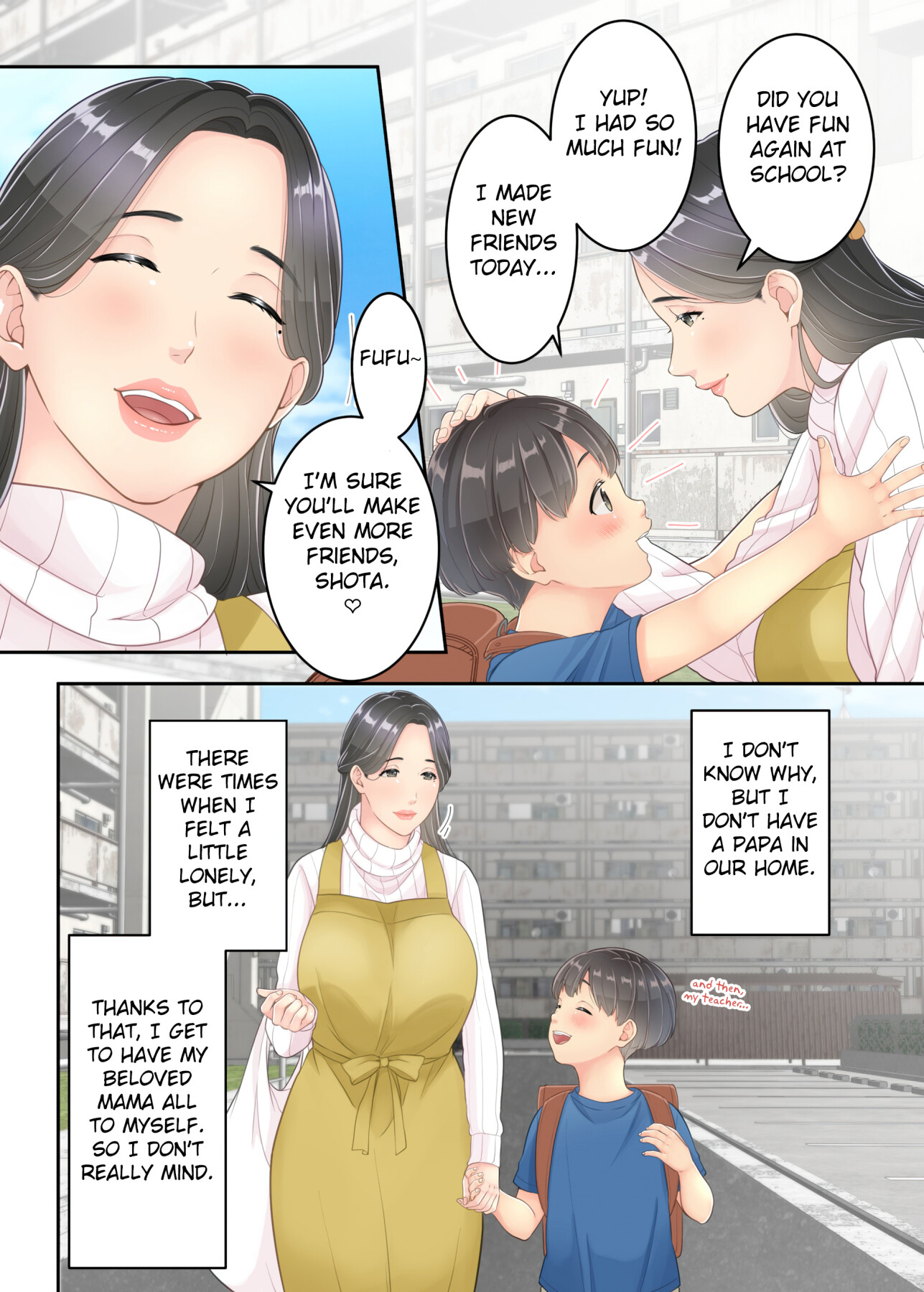 Hentai Manga Comic-My mom and the delivery guy.-Read-4